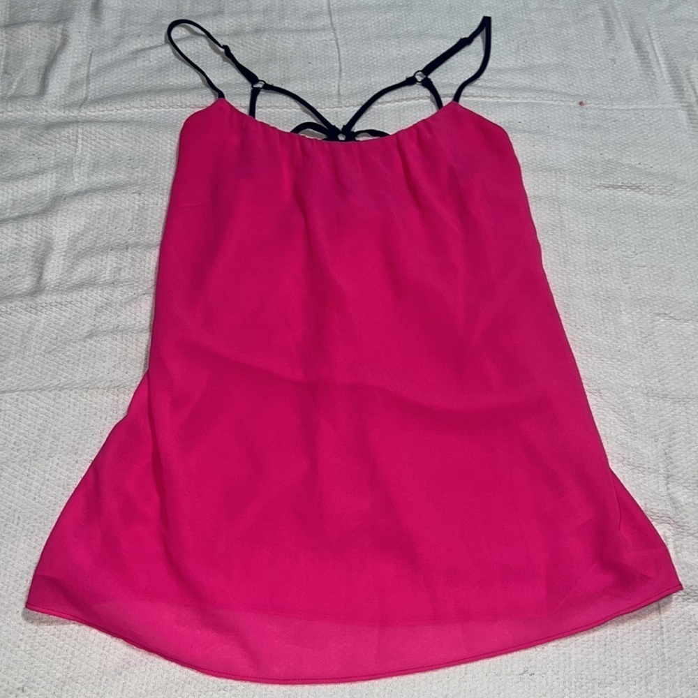 Naked Zebra Hot Pink Tank Top Medium